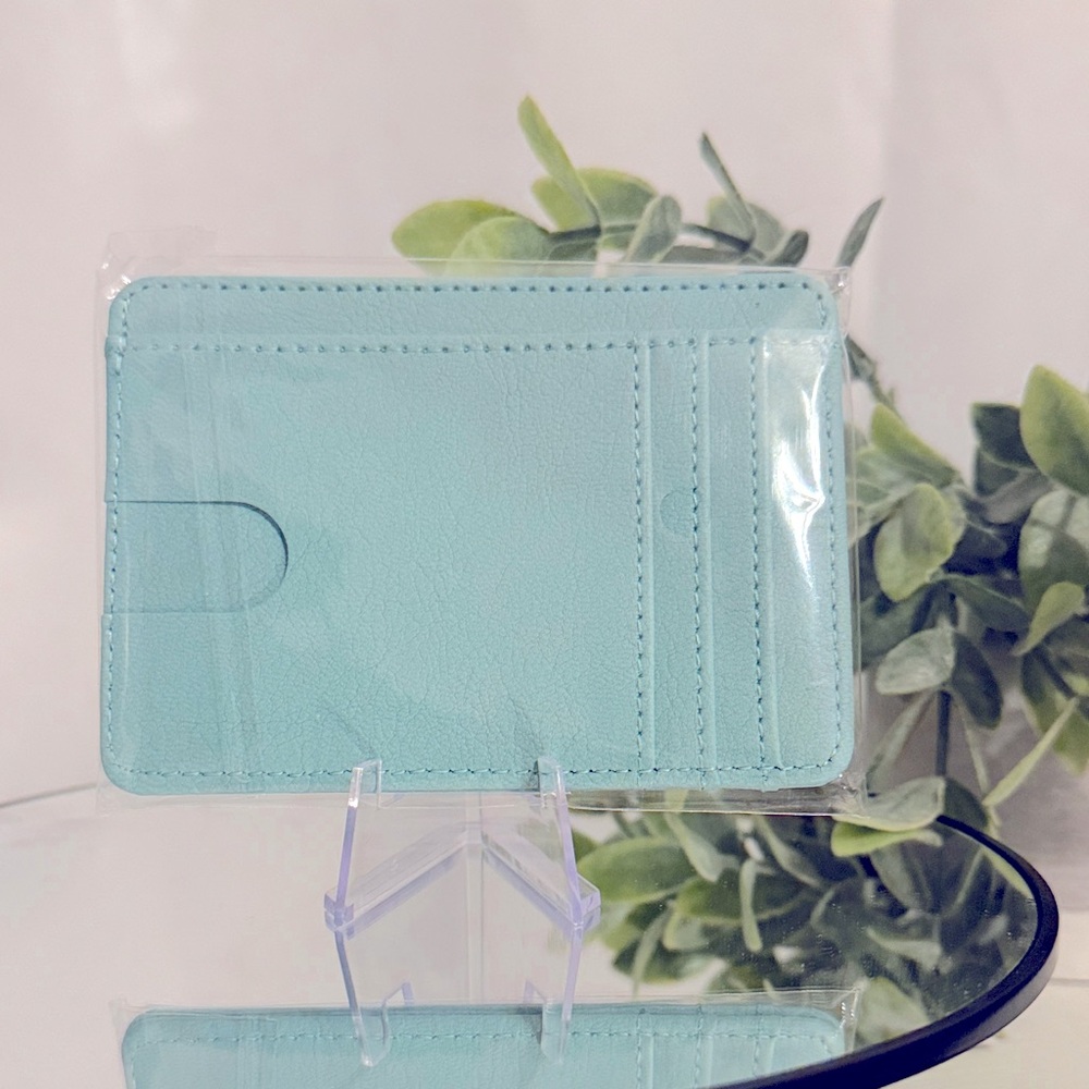 Light Blue Card Holder